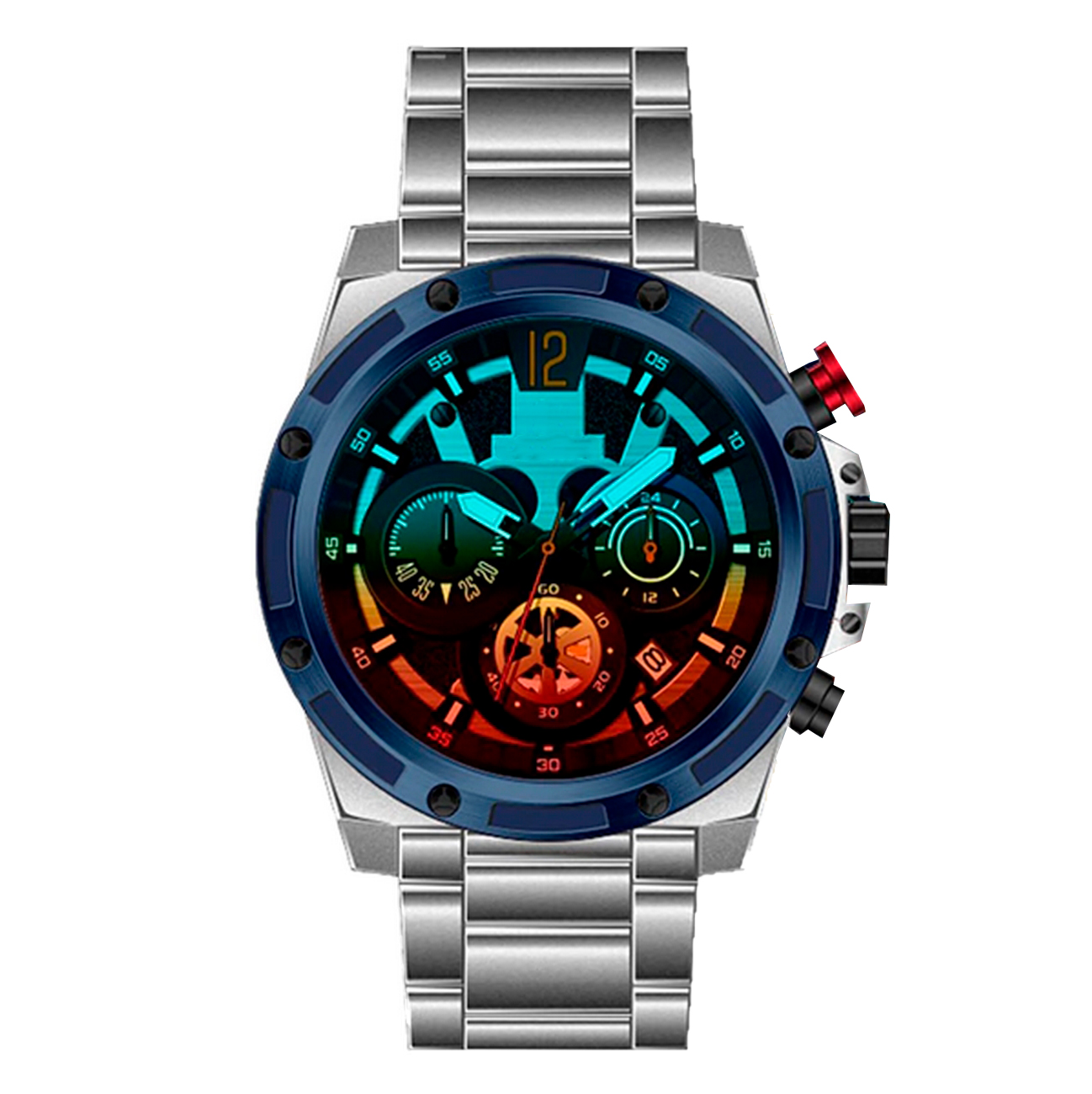 Reloj G-force Original H3907g Cronografo + Estuche